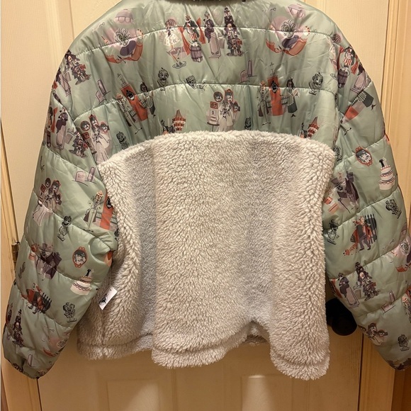 NWT Disney Parks × Loungefly Haunted Mansion Sherpa Fleece Jacket – [1X] - Picture 13 of 16